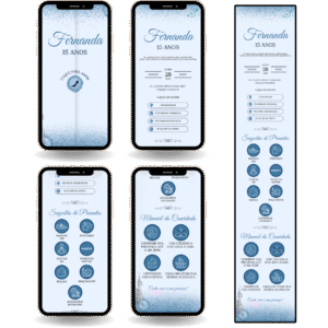 Convite Interativo Premium Cinderela