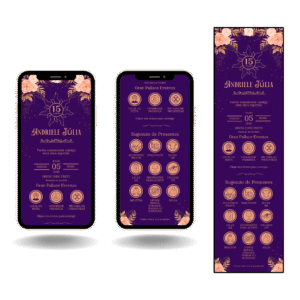 Convite Interativo Pro Enrolados / Rapunzel Roxo