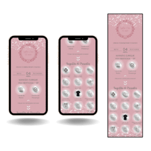 Convite Interativo Pro Rosa e Prata
