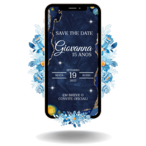 Save the Date Tradicional - A Noite Estrelada de Van Gogh