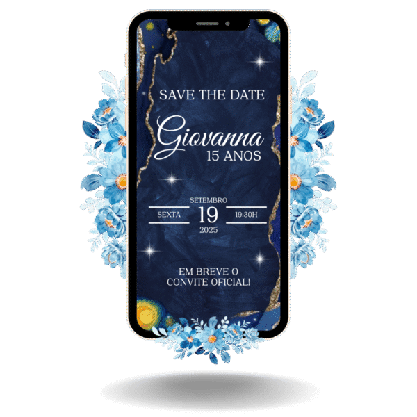 Save the Date Tradicional - A Noite Estrelada de Van Gogh
