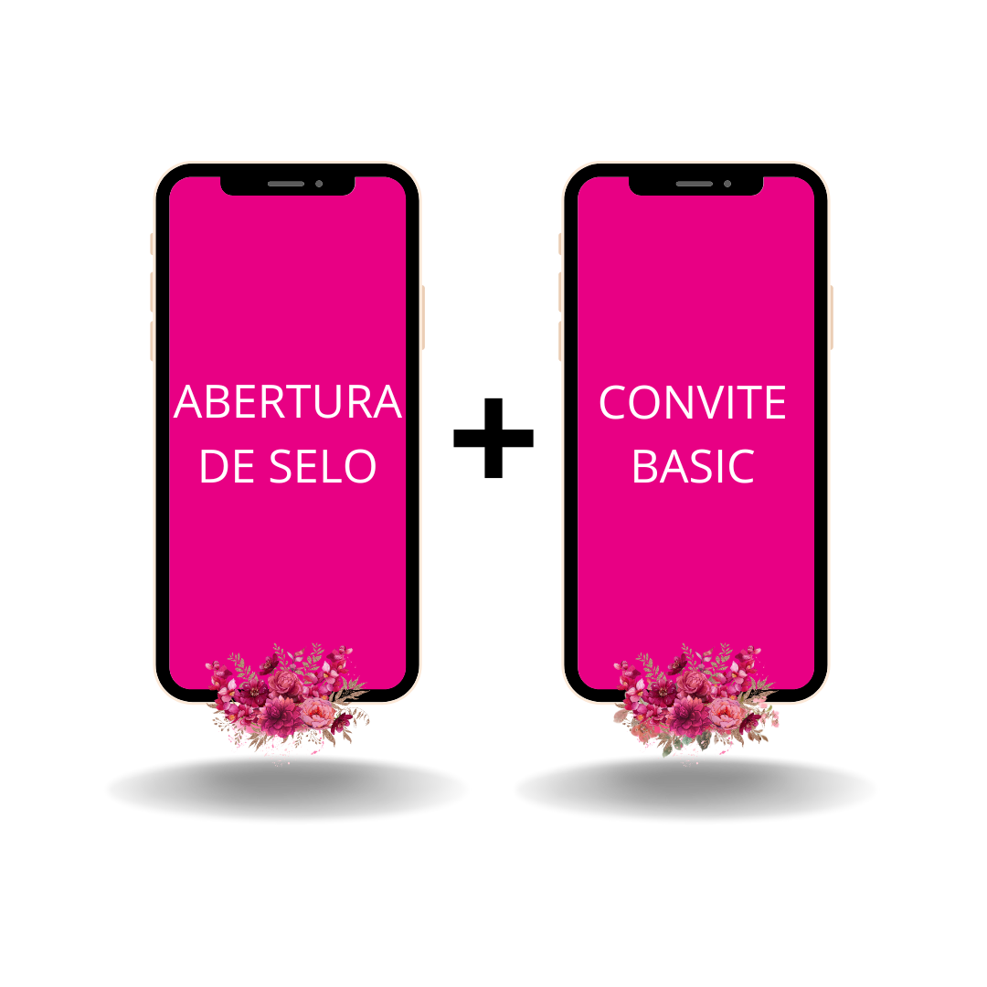 Convite Interativo Basic + Abertura de Selo - Personalizado