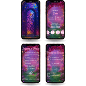 Convite Interativo Cinematográfico - Jardim Secreto