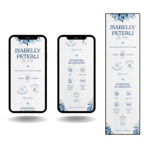 Convite Interativo Pro - Azul Claro