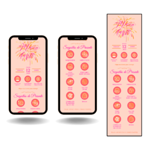 Convite Interativo Pro - Rosa e Laranja